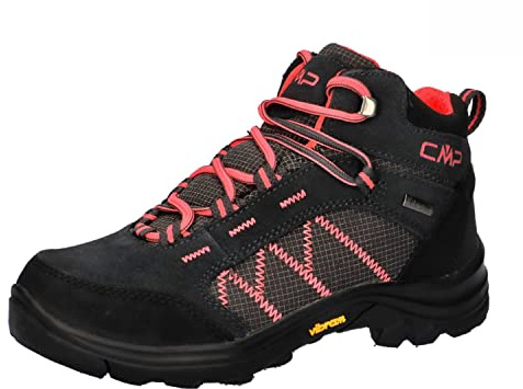 CMP Kinder Thiamat Mid 2.0 Trekking Shoe WP, Unisex-Kinder und Jungen, Titan Pink Neon, 34 EU