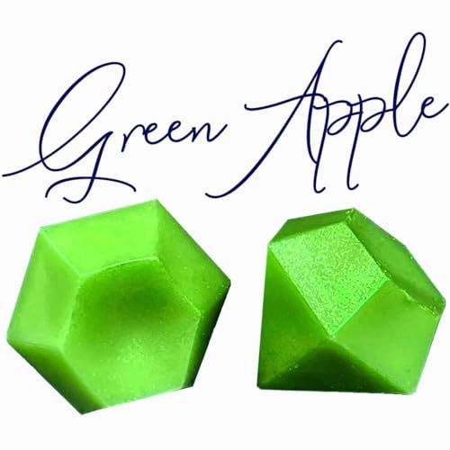 WonderWax Diamant 15er Set Grüner Apfel Wachsmelt Duftwachs Raumduft für Duftlampen Soja Wachs Melts Duftmelt Aroma Wellnes Kerzen Wärmer Wax Tarts