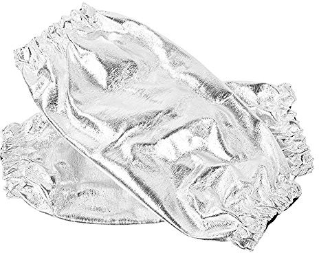 Tandoori Hitzeschutzärmel Unterarmärmel Feuerschutzärmel 40 × 20 × 3 1000 Grad Aluminiumfolie hitzebeständig schwer entflammbare Handschuhe