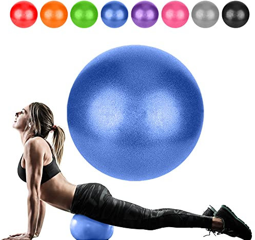 Goonidy PL-SEB-DE008 Pilates Ball, Gymnastikball Klein, 22cm Pilatesball, Gymnastikbälle Kinder, Overball Fitnessball Yogaball Fitball - PL-SEB-DE008