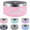 Personalized Stainless Steel Dog Cat Bowl with Name,Customized Laser Engraved Pet Bowl Non Slip for Water and Food 25oz,40oz,53oz (Pink)