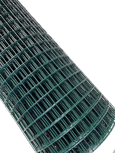 VaGo - Clôture de jardin - 1 m x 10 m - 25 x 25 mm - Tressé en machine