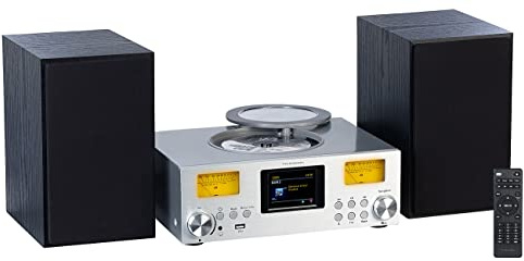 VR-Radio DAB Radio: Micro-Stereoanlage: Webradio, DAB+, Silber, Versandrückläufer (Stereoanlage, DAB+ & Internetradio, Micro Internetradio, Uhr)