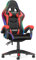 bigzzia Gaming Stuhl mit LED - Gaming Sessel Ergonomischer PC Stuhl mit Kopfstütze, Gamer Stuhl RGB Licht Beleuchtung Computerstuhl, Gamer Chair für Jugendliche und Erwachsene, Schwarz-Rot