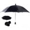 Camera Hot Shoe Umbrella, Camera Rain Umbrella Height Adjustable Camera Rain Cover Protector Sunshade Tripod Umbrella for Outdoor Photographing