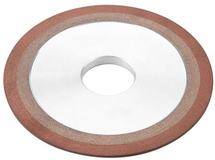 Resin Diamond Grinding Wheel for Alloy Blade Tungsten Steel 125x10xx8mm Wear Resistant Abrasive Wheel for Diamond Cutting Circular Saw Grinding, Carbide Sharpening Disc CORES