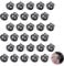 30 Stück Kordelstopper Set, 5 mm Doppellochung Kordelklemme, Oval Kordel Stopper für Zugbänder, Paracord, Schwarze Federzug Schlösser für Kordelzüge, Taschen, Hüte, Schnürsenkel, Kleidung