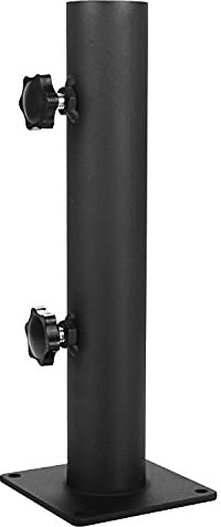 Pièces de parapluie en porte-à-faux, bouton à vis for support de parapluie, support de parapluie extérieur, base de support de parasol carré en acier robuste, bouton réglable for support de parapluie