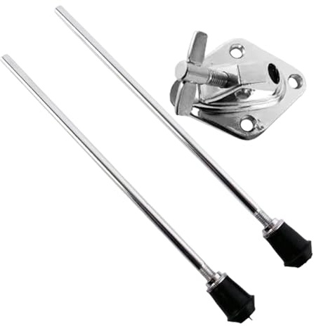 Bassdrum-Ständer, Bass Drum Beine, Schlagzeugsporn Beine 2X | Schlagzeugfußhalter aus Metall, rutschfeste Schlagzeugbeine für Schlagzeuginstrumente