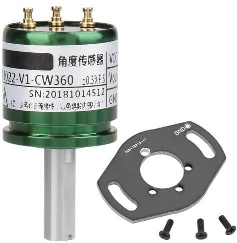 Drehbarer Hall-Winkelsensor, 0,088° Hohe Auflösung 0-360 Grad Drehbarer Potentiometer-Winkelsensor 0-5V Ausgang Vollkreis 12Bit