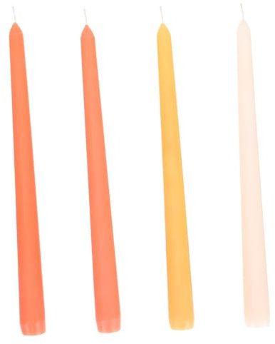 KOMBIUDA 4 Stück Duftkerzen Dekorative Kerzen Lange Stabkerzen Für Romantische Atmosphäre