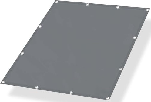 IMSGVIFO Sonnensegel Wasserdicht 2x2.5m, UV-Schutz Sonnensegel mit Ösen, Sonnenschutz und Wetterschutz Markisenstoff, Sonnenschirm Segel für Terrassendach Balkon Wintergarten Schwimmbad, Dunkelgrau