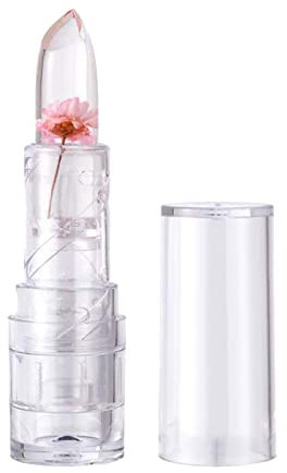 Teebaumöl Lippenpflege Flower Moisturizing Lipstick Moisturizing Lipstick Jelly Flower Lipstick Lippenbalsam Hydrating Moisturizing Hydrating Dry Cracking Lippenpflege Sonnenschutz (D, One Size)