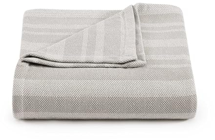 Tommy Hilfiger Queen-Baumwolldecke, lichtbeständig, garngefärbte Baumwolle, mittelschwer, weiche Decke, ideal für Schichten, Oeko-Tex-Zertifiziert (Marineblau)