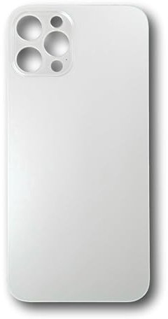 Smartex® Vitre Arriere Compatible avec iPhone 12 Pro | Verre de Replacement Back Glass (Blanc)