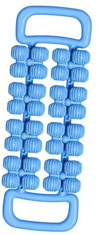 KiBcsLic Body Relax Massage Roller 32 Punkt Rolling Bein Massage Werkzeug Tiefe Gewebe für Palm, Blau
