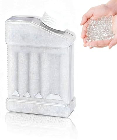 BNREOZA Wasserperlen, ca. 60.000 bunte Perlen, dekorativ und farbenfroh für DIY-Dekoration, Vasenfüller, Gelperlen für Blumen und Pflanzen,transparent
