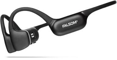 FALSOM NexOne Pro, Cuffie a conduzione ossea, Orecchie libere, IP68, 32 GB + MP3, Bluetooth 6.0, 10 ore di autonomia, Ricarica rapida, Chiamate chiare, Premium, Molto versatile