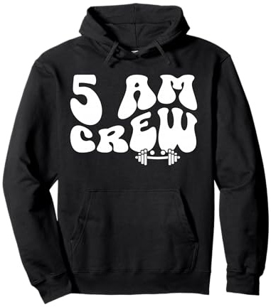 5 Uhr morgens Workout Produktivität Gesundheit Motivation Spruch Pullover Hoodie