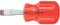 PB Swiss Tools Classic - Cacciavite per viti a taglio, lama corta con manico corto, colore: Rosso
