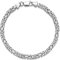 Silberketten Store Königsarmband 925 Silber Herren 4,5 mm Stärke I Männer Silberarmband mit Karabiner Verschluss I Armkette Herren vierkant hochglanz