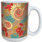 Tree-Free Greetings lm43724 Stickset Kissenbezug Katherine Wheel Sand mit Blumenmuster von Nel Whatmore Keramik Tasse, 15-ounce