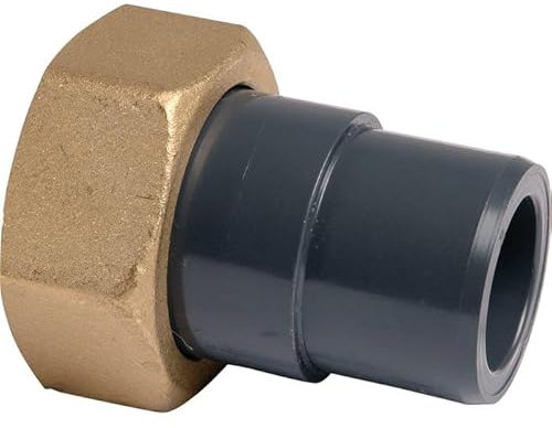 Raccord union PVC pression noir droit F 2 Mâle Ø 50 mm Girpi