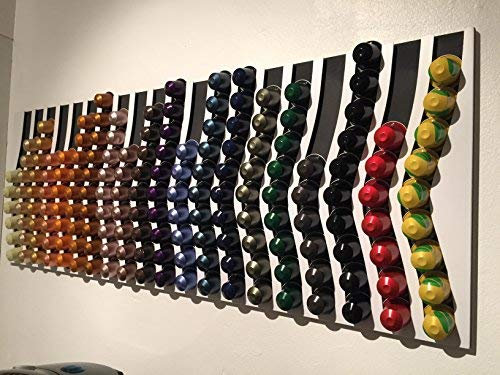 Portacapsule compatibile con capsule nespresso 20N capacità 200 capsules 95x33x1cm