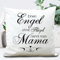 Wandtattoo-Loft Bedrucktes Kissen Engel ohne Flügel nennt Man Mama - Aus 100% Polyester 40 x 40 cm
