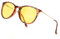 TJUTR Lunettes de Conduite de nuit Lunettes Polarisées Retro Rond Femme Homme UV400 (Léopard Brun/Jaune)