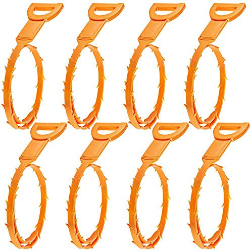 Uteruik Haarabflussreiniger, Reinigungswerkzeug, 8 Stück