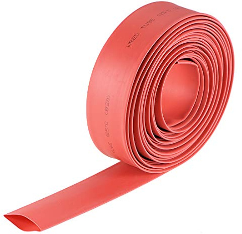 sourcing map Tubo termorestringente, 3/4 (20mm) Diametro 2: 1 Rapporto Tubo termorestringente Manicotto 7m - Rosso