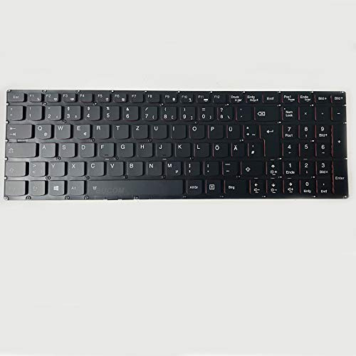 Tastatur für Lenovo Ideapad Y700 Y700-15ISK Y700-17ISK mit Backlight deutsch