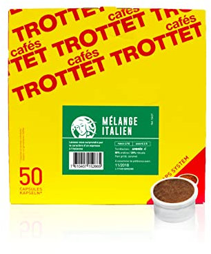 Café Mélange Italien – 50 capsules – compatibles Lavazza* Espresso Point*