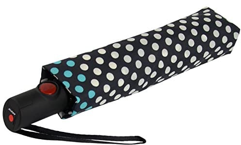 Knirps Damen Taschenschirm C.205 Medium Duomatic mit Auf-Zu-Automatik PingPong Blue