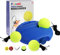 PULEEBO Tennis-Trainer-Rückprallball für Selbst-Tennis-Praxis, Tennis-Trainingsgeräte für Erwachsene und Kinder, Anfänger, 3 Rebound-Tennisbälle mit Schnur, 2 Tennis-Vibrationsdämpfer, 1 Overgrip
