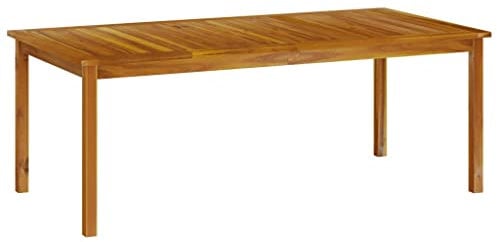 vidaXL Gartentisch Terrassentisch Tisch Esstisch Balkontisch Partytisch Holztisch Gartenmöbel Garten 200x100x74cm Massivholz Akazie