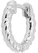 Agatha Piercing créole Tressee argent