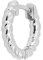 Agatha Piercing créole Tressee argent