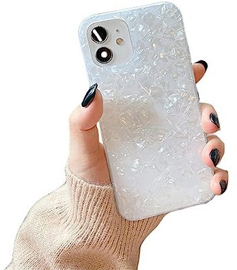 NOGRAX Handyhülle Telefonhülle Für iPhone 13 Pro 12 11 Pro Max14 Plus Muster Soft Silikonabdeckung-for iPhone 13Pro Max,White
