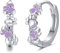 Pfoten Ohrringe 925 Sterling Silber Creolen Kinder Katze Pfote Ohrringe Hypoallergene Tier Paw Ohrringe Hundepfoten Creolen Pfoten Schmuck Geschenk für Damen Frauen Mädchen (E-Pfoten)