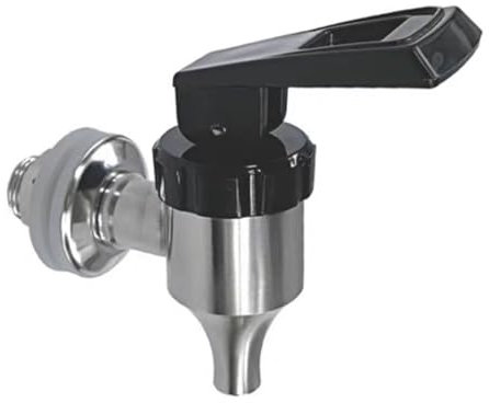 2 Piezas Dispensador de Bebidas, Grifo de Repuesto para Barril de Vino y Cerveza, Acero Inoxidable 304, para Bebidas Frías y Calientes, Vidrio, Fuente (16 mm)