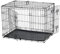 JUNGLE STONE Dog Crate Dog Cage from Small to Large, Pet Dog Puppy Cat Training Cage with Training Guide Booklet, Folding 2 Doors Crate with Plastic Tray