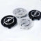 SANQIUTOU 4 Stück Nabendeckel Radnabenkappen für Opel Astra K 2015-2019 58mm 64mm,Felgendeckel Autonaben Kratzfest und Wasserdicht Radnaben Auto Zubehör,58mm-Silver