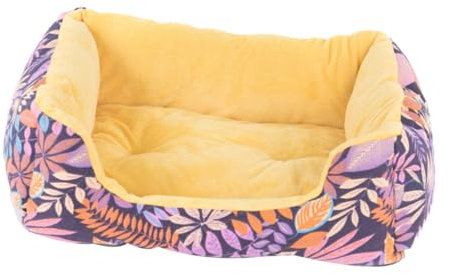 BESPORTBLE Kuschelige Katzendecke Verdickte Plüschmatte Für Katzen Und Hunde Winterfreundliche Schlafgelegenheit Für Zuhause Atmungsaktiv Waschbar Für Haustierbedarf Gelb