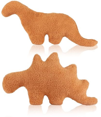 YANINEE 2 Stück Dino Kuscheltier, Chicken Dino Nuggets Plüschtie