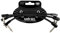 Ernie Ball Flex Patch Cable 6in - Black - 3 Pack