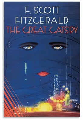 XXueMei Filmposter The Great Gatsby, Vintage-Poster, dekorative Malerei, Leinwand, Wandposter und Kunstdrucke, moderne Heimdekoration, Poster, 30 x 45 cm, ungerahmter Stil