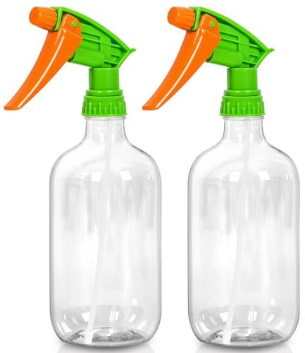 Botellas de spray para el cabello, botella de spray vacía de 500 ml, botellas de spray de jardinería para limpieza, botella de spray para plantas, atomizador de cabello, pulverizador de gatillo