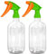 Botellas de spray para el cabello, botella de spray vacía de 500 ml, botellas de spray de jardinería para limpieza, botella de spray para plantas, atomizador de cabello, pulverizador de gatillo